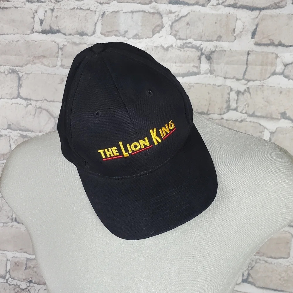 Disney Lion King Broadway Musical Souvenir Hat VIP Embroidered Black